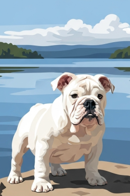Portret angleškega buldoga – 25-878