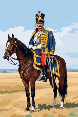 Portret jezdnega husarja