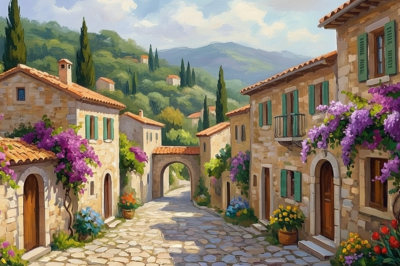 Urbani pogledi na italijansko majhno mesto
