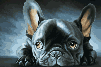 Nič preveč vesel francoski bulldog