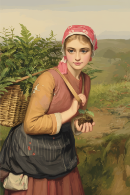 John Everett Millais - Pomlad (Budina jablane) replika