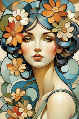 Stil Alphonse Mucha – BG26-0128