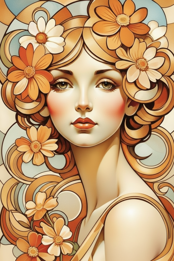 Slog Alphonse Mucha - Variacija 2 – BG26-0165