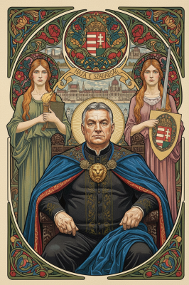 Secesijski portret z Budimpešto