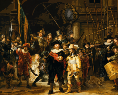 Rembrandt: Nočna straža gobelin gobelin