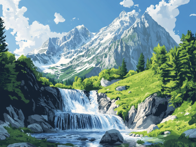 Slapovi v gorah – DL24-022