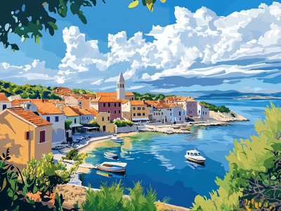 Malo mesto ob Jadranu