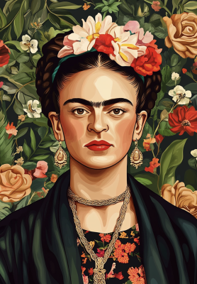Portret Fride Kahlo – FR24-002