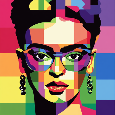 Moderna portret Fride Kahlo – FR24-004