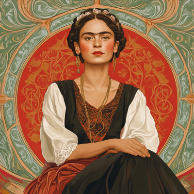 Portret Fride Kahlo – FR24-007