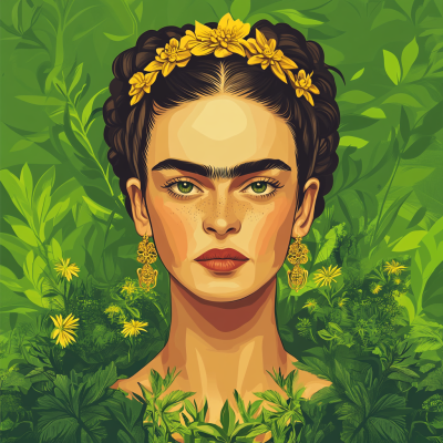 Portret Fride Kahlo – FR24-012
