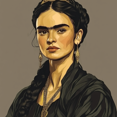 Portret Fride Kahlo – FR24-020