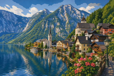 Hallstatt ob alpskem jezeru
