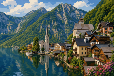 vasi obrežje Hallstatt