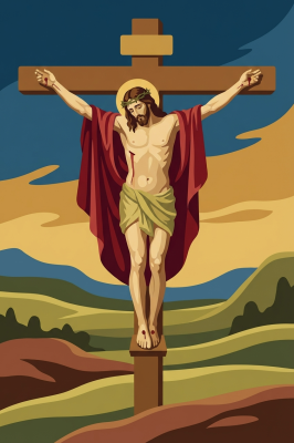 Jezus na križu – BG26-0327