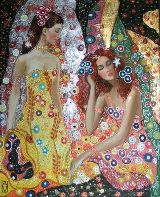 Klimtova tapiserija (vezenina) – KL-017