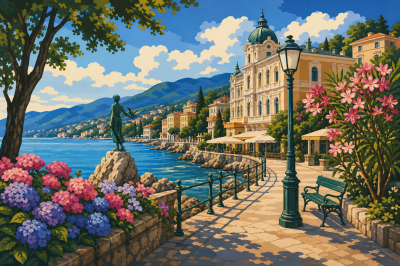 Obalna promenada v Opatiji