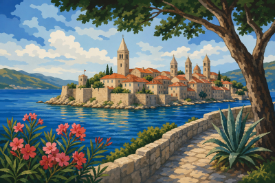 Mesto Rab na Jadranu