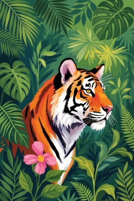 Tigris v džungli