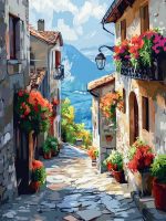 Ciklus cvetličnih mediteranskih ulic – 25-146