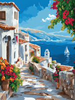 Ciklus cvetličnih mediteranskih ulic – 25-162