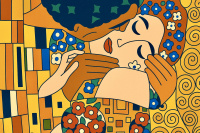Klimt - Poljub 2025 replika
