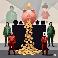 Motiv iz serije Money Heist