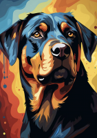 Portret Rottweilerja