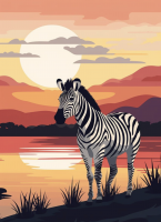 Portret zebre