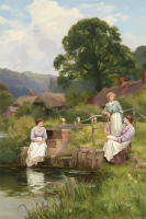 Yeend King - replika podeželja v stilu gobelin-tapestry