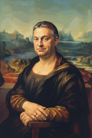 Leonardo da Vinci - replika Mone Lize