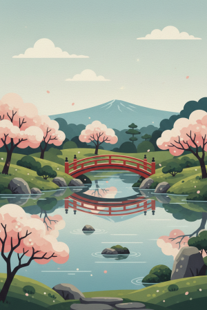 Japonski vrt most