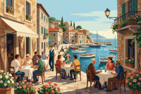 Mediteranski obmorski prizor – BG26-0287