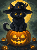 Grozen Halloween Mačka