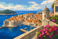 Panorama dubrovniške luke