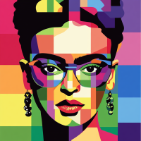 Moderna portret Fride Kahlo – FR24-004