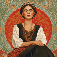 Portret Fride Kahlo – FR24-007