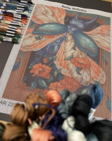 Hrošč - v slogu Alphonse Mucha